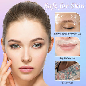 Auvitaya transparent cling film texture close detail showing wrinkle-free seal