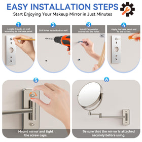 Auxmir packaging and instruction manual showing ready-to-install kit and support benefit