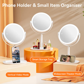 Auxmir vanity in bedroom setting illustrating stylish setup and daily convenience