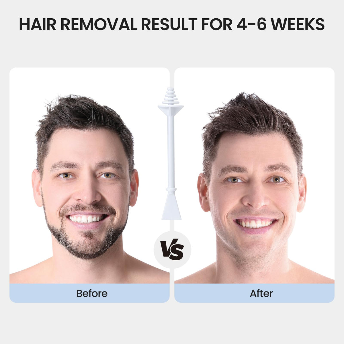 AUZEAL applicator in use inside nostril for precise hair removal