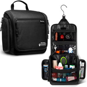 avajex front view of large dopp kit shows durable exterior and compact profile