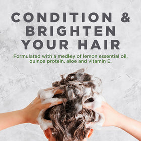 Avalon Organics conditioner poured onto damp hair demonstrating detangling benefit