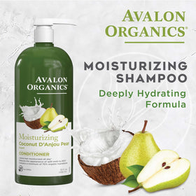 Avalon Organics 32 fl oz bottle held to show scale and value for frequent use benefit
