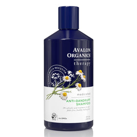 Avalon Organics front bottle view showing label and 14 fl oz size benefit