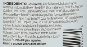 Avalon Organics aloe and calendula ingredients highlighting botanical soothing