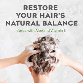 Avalon Organics ingredients flatlay with aloe and vitamin E highlighting natural moisturizing benefit