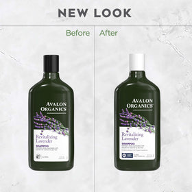 Avalon Organics on bathroom shelf suggesting a natural self-care routine
