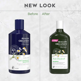 Avalon Organics recycled bottle label highlighting sustainable packaging