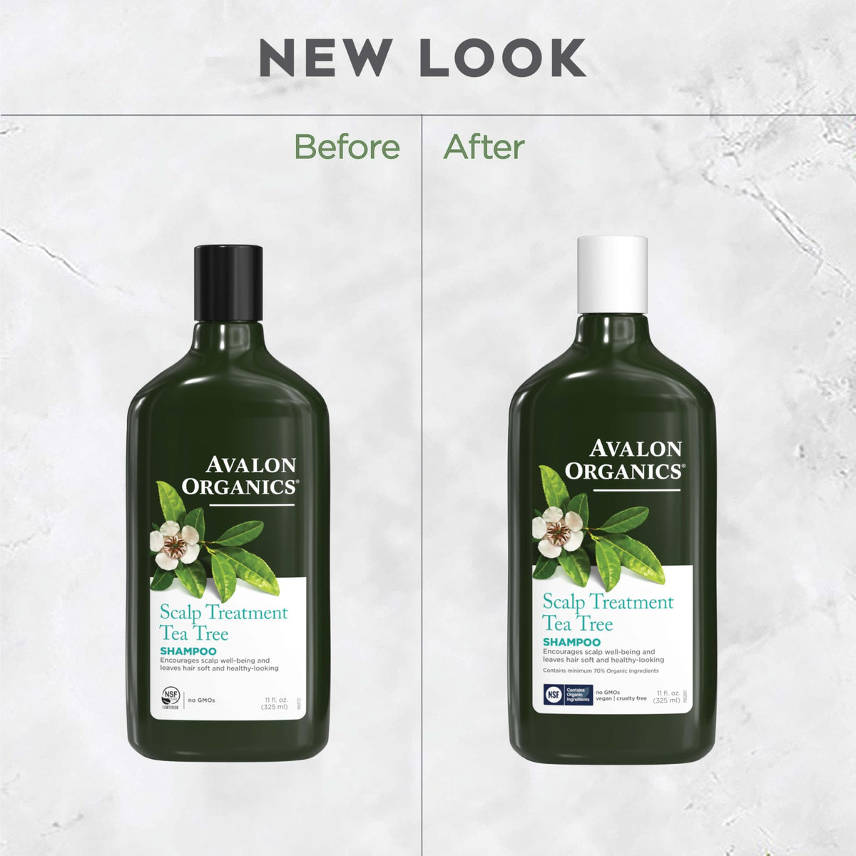 Avalon Organics shampoo on bathroom shelf suggesting daily hair care routine