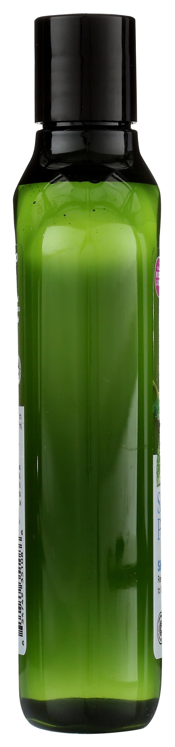 Avalon Organics bottle on shower shelf showing in-use refreshing benefit