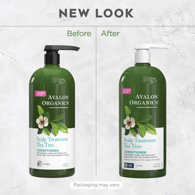 Avalon Organics bottle on bathroom shelf evoking natural, eco-friendly routine