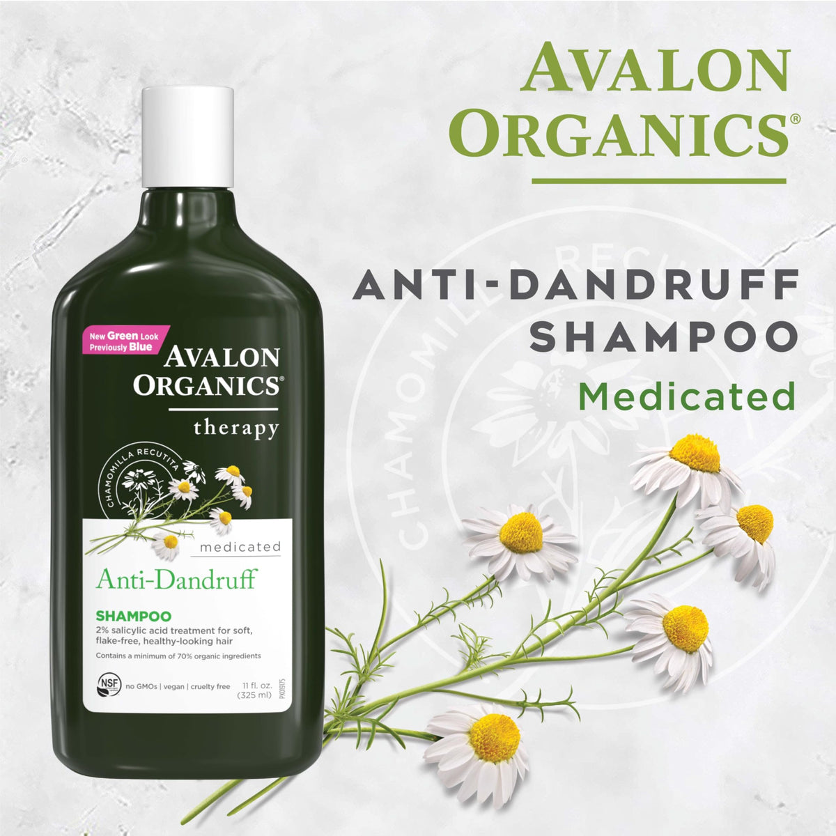 Avalon Organics shampoo lather texture demonstrating gentle cleansing