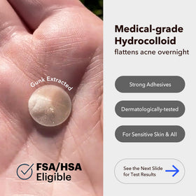 AVARELLE close-up of hydrocolloid patch texture showing thin finish