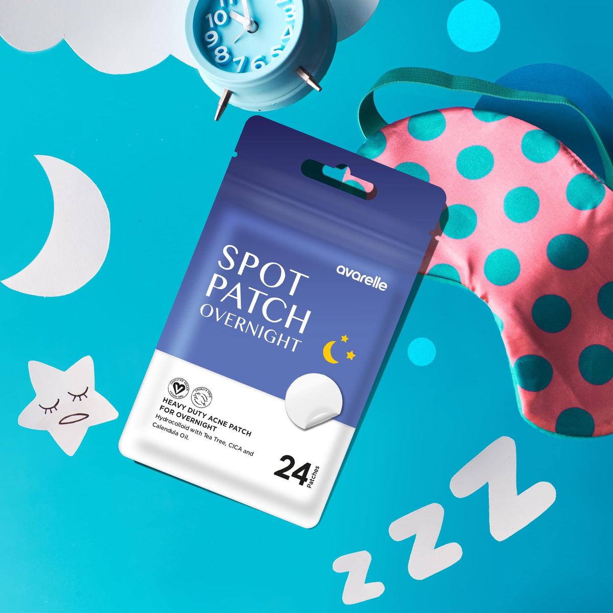 AVARELLE medium and large patches side-by-side for size selection benefit