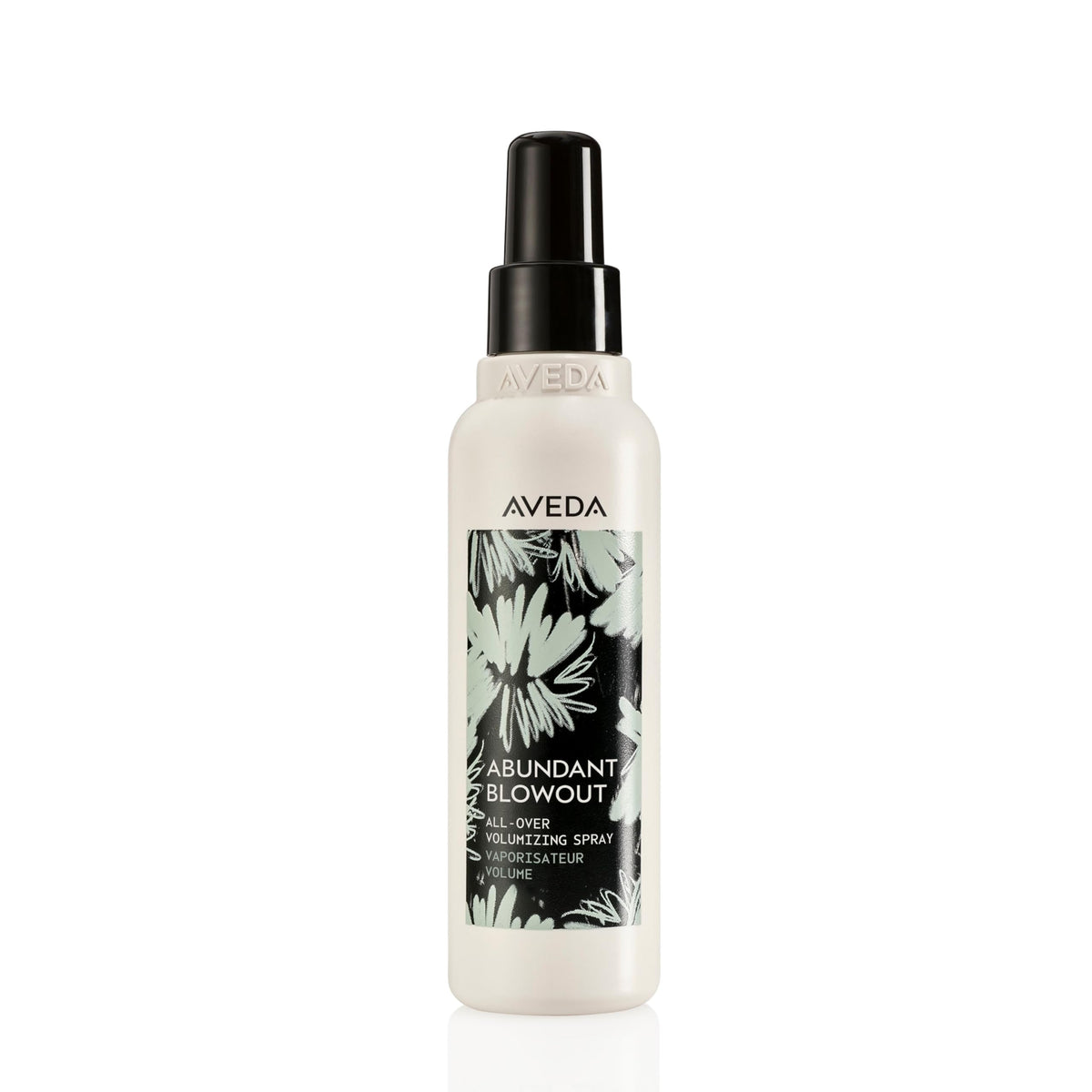 Aveda abundant blowout front packaging showing product and volume benefit