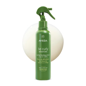 Aveda Be Curly front packaging showing product and benefits