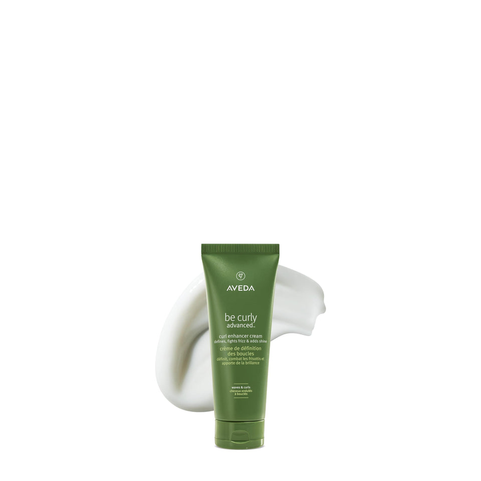 Aveda Be Curly front packaging showing product and benefits