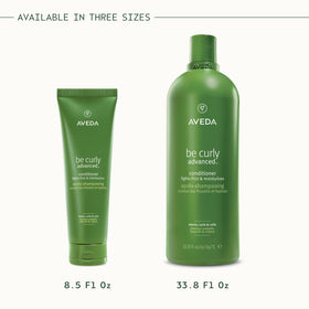 Bathroom shelf with Aveda Be Curly in lifestyle scene for everyday use