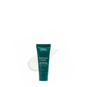 Aveda front packaging showing bottle and product name with clear branding and benefits