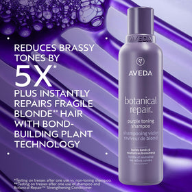Aveda back label close-up listing ingredients and usage benefits