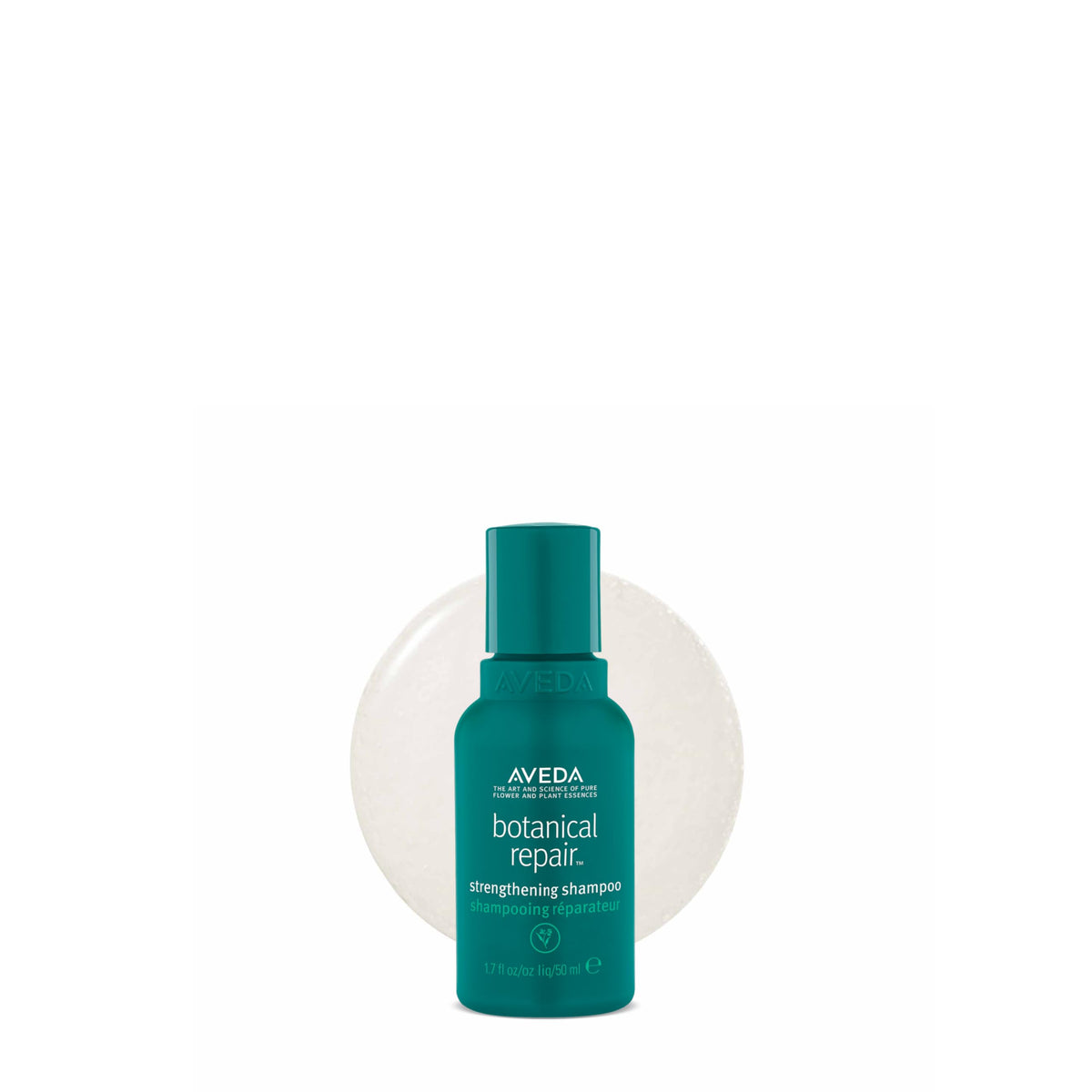 Aveda front packaging showing bottle and label, communicates brand clarity and trust