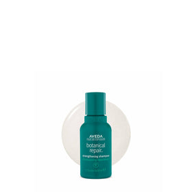 Aveda front packaging showing bottle and label, communicates brand clarity and trust