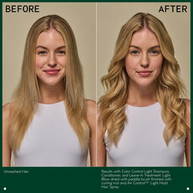 Aveda Color Control Light apricot oil ingredient visual showing nourishment and added shine