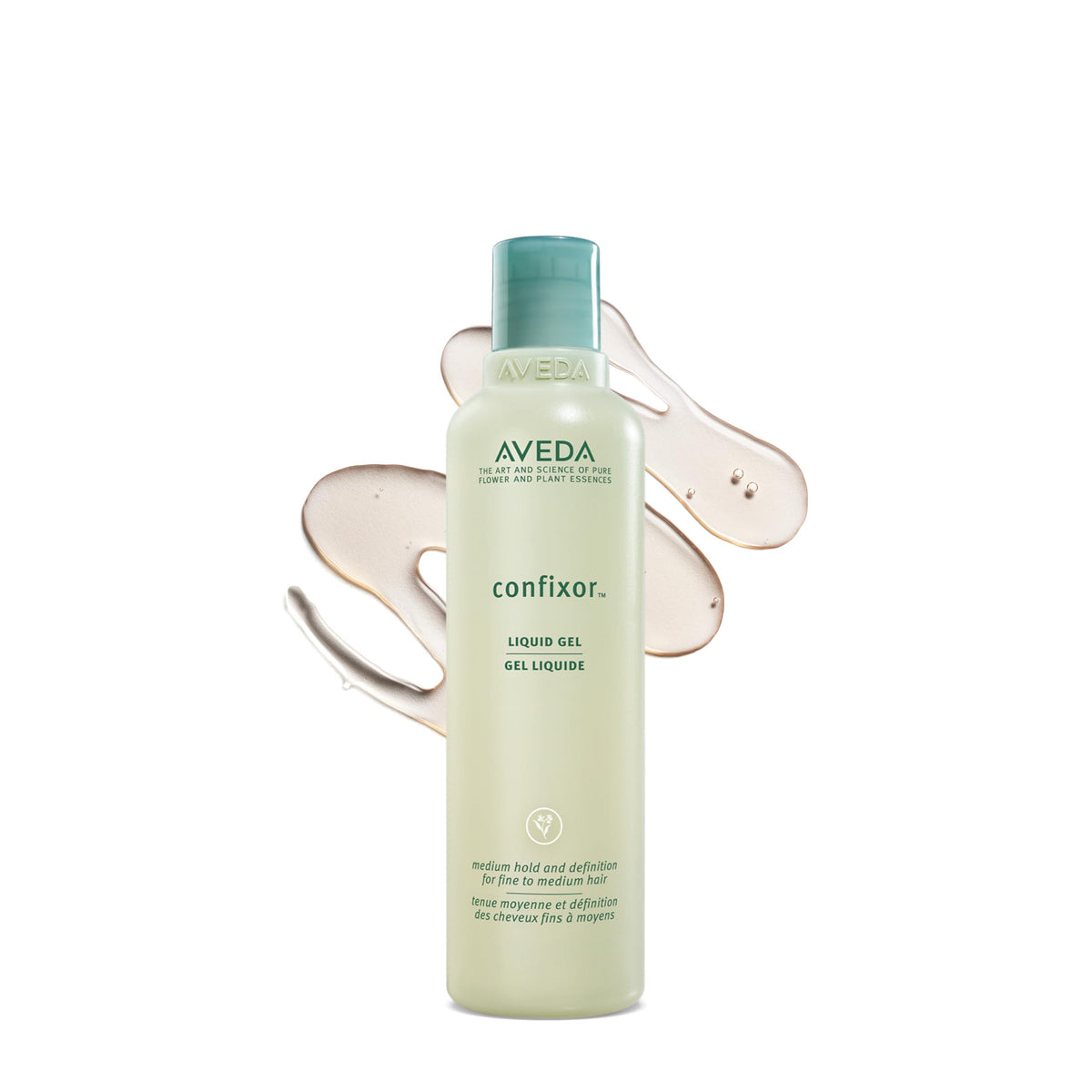 Aveda Confixor front bottle showing product and size with clear branding for easy selection