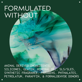 Aveda creme emulsified in hands ready to style hair