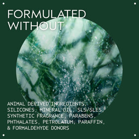 Pouring Aveda exfoliant liquid texture reduced residue for gentler exfoliation