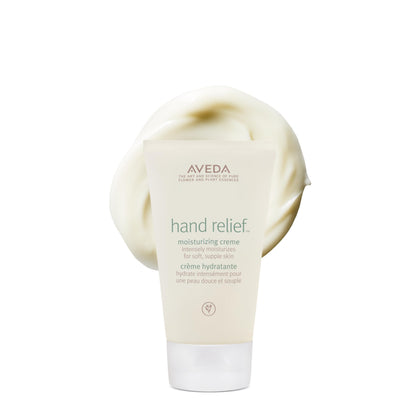 Aveda front packaging showing tube and branding, conveying trusted quality