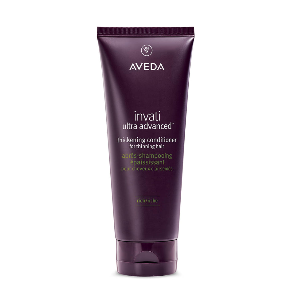 Aveda Invati Ultra Rich front packaging showing product and size, conveys premium care