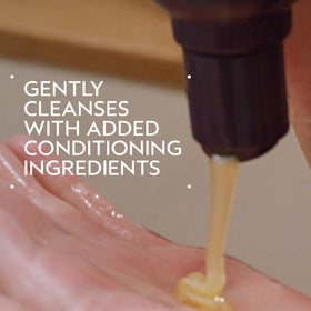Aveda Invati Ultra pump dispenser demonstrating easy salon-style use