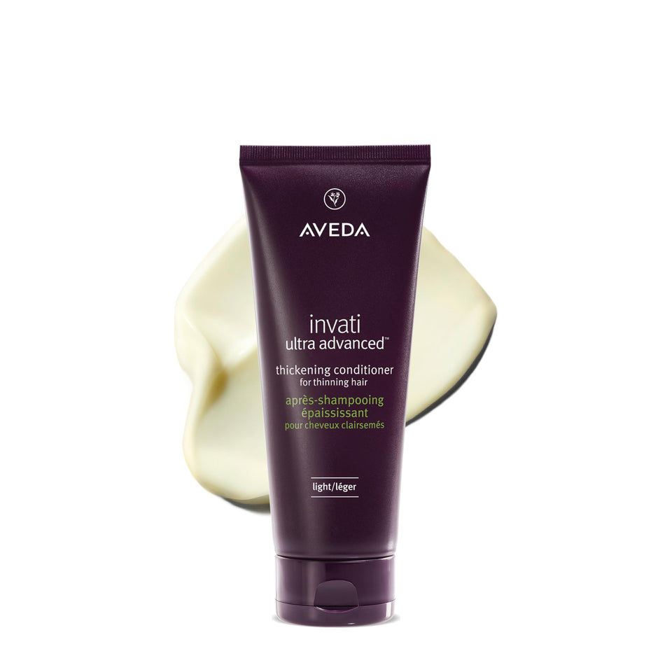 Aveda Invati Ultra Light conditioner front bottle showing sleek packaging and benefits