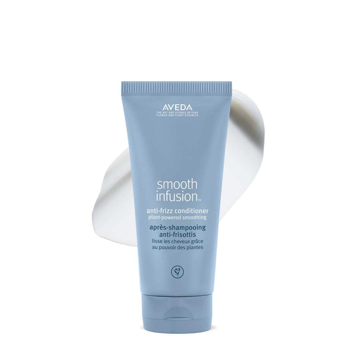Aveda front packaging showing label and 6.7 fl oz size, clear product identity and benefit