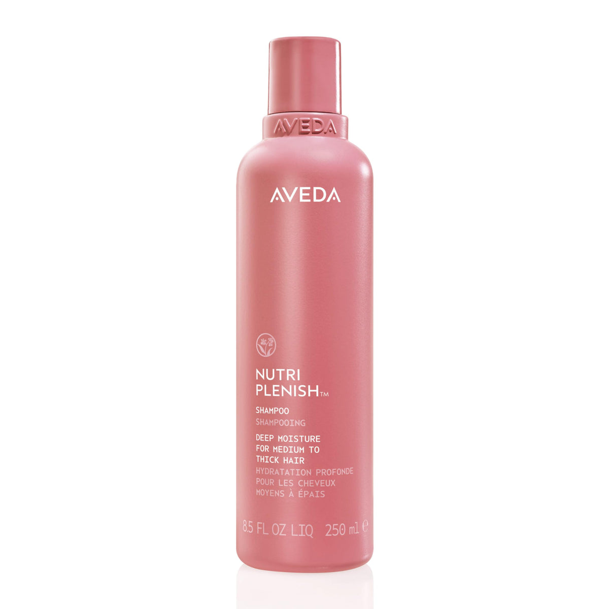 Aveda Nutriplenish front bottle showing product and size for clear purchase decision