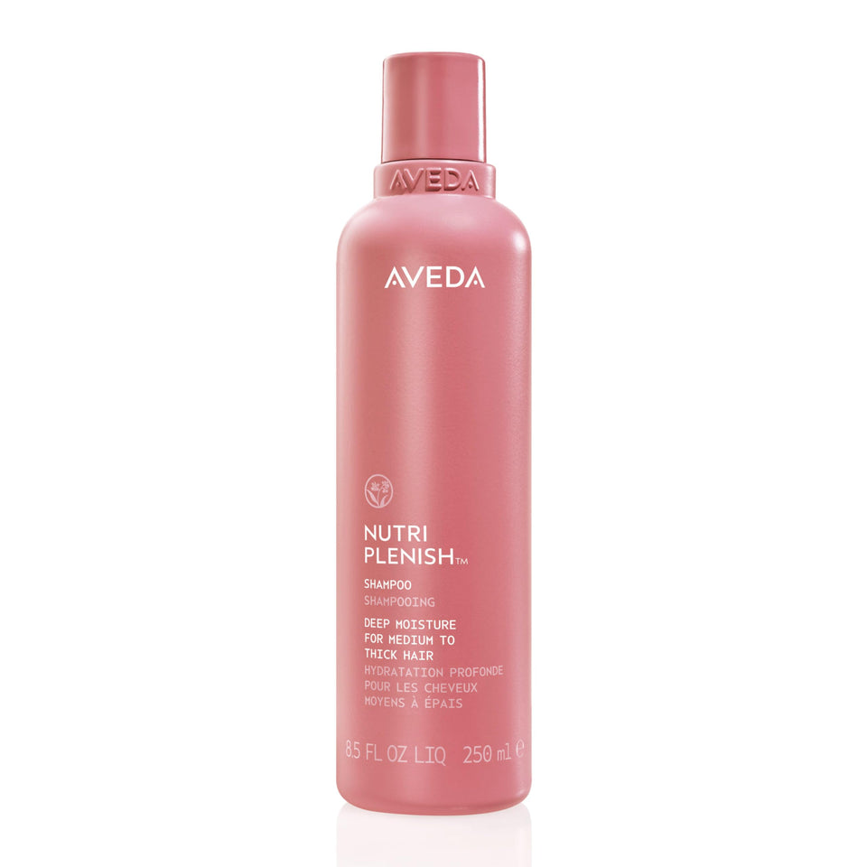 Aveda Nutriplenish front bottle showing product and size for clear purchase decision