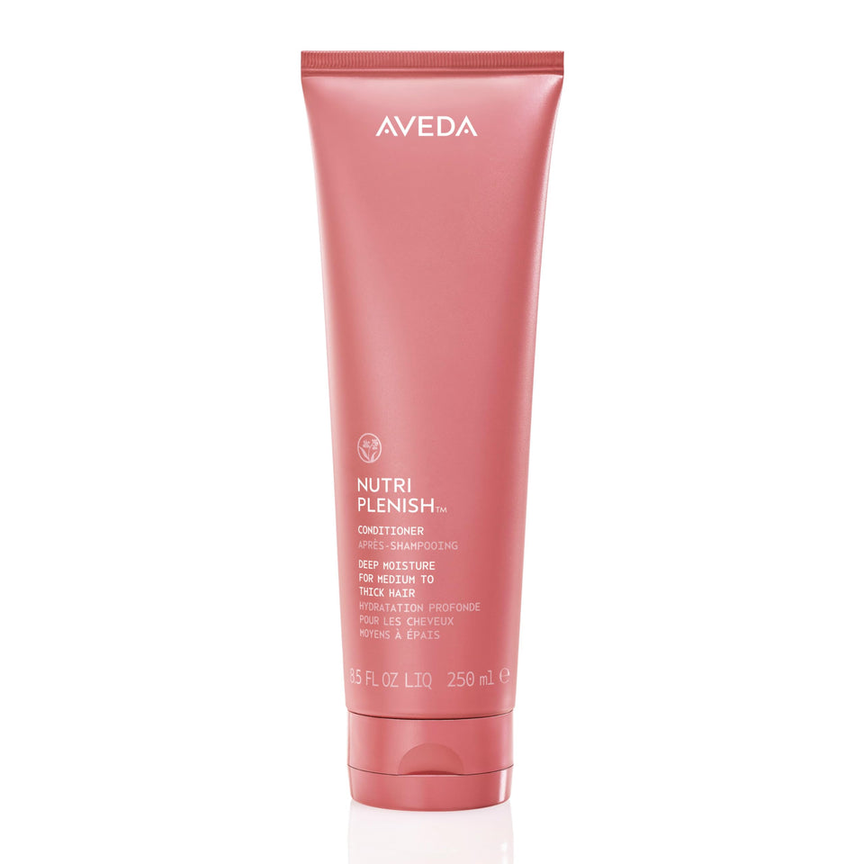 Aveda Nutriplenish front bottle showing product and label, helps identify moisturizer
