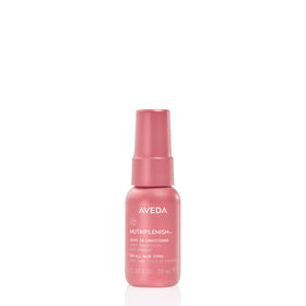 Aveda Nutriplenish front bottle showing label and travel-ready size benefit