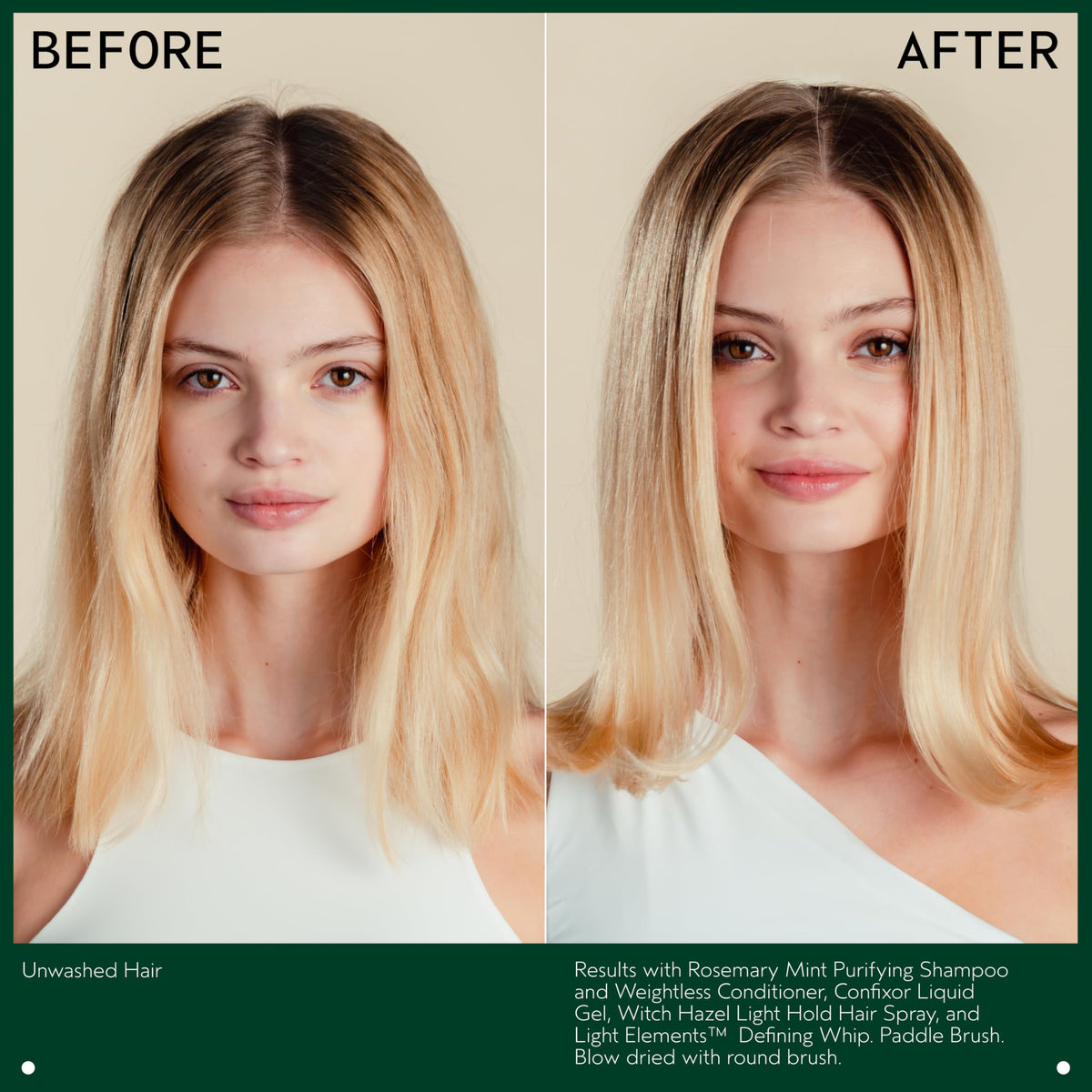 Aveda conditioner on palm ready to apply for quick detangling benefit