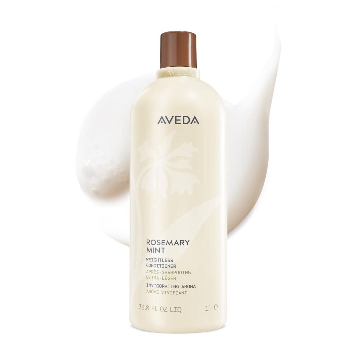 Aveda front packaging showing lightweight conditioner and volume benefits
