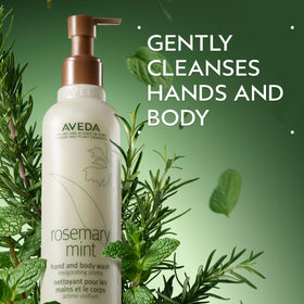 Aveda pump close-up highlighting dispensing action and convenient usage