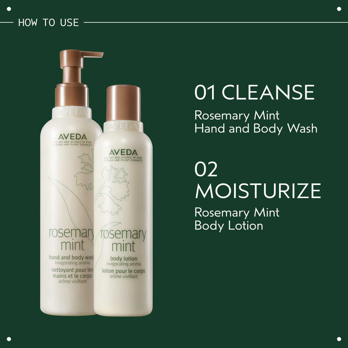 Aveda bottle beside a shampoo for scale and home bathroom suitability