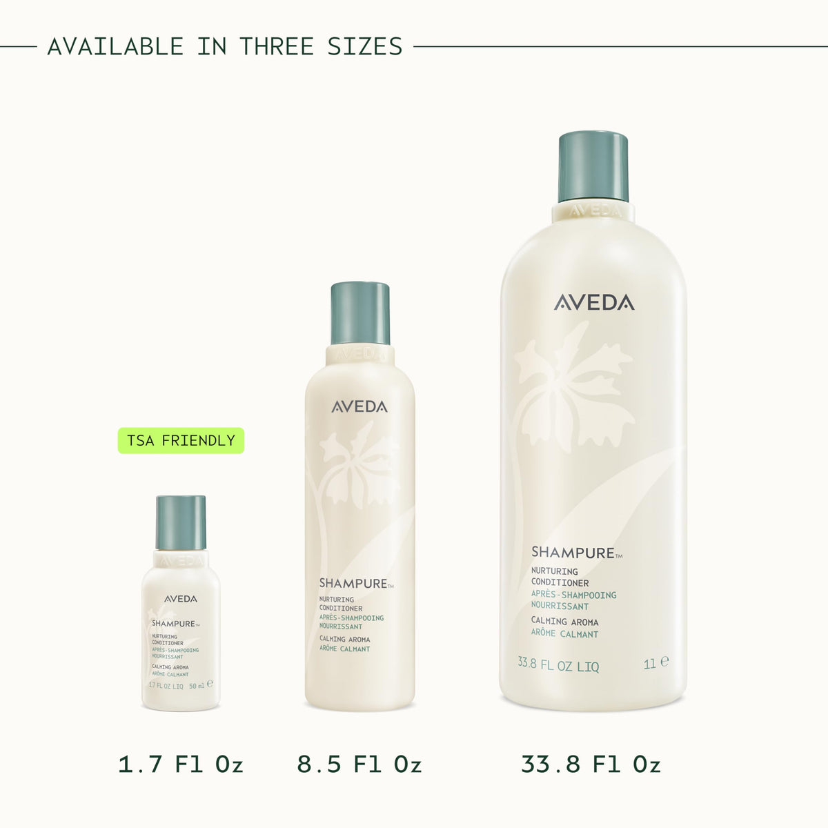 Aveda Shampure paired with body-care products showing complementary scent range