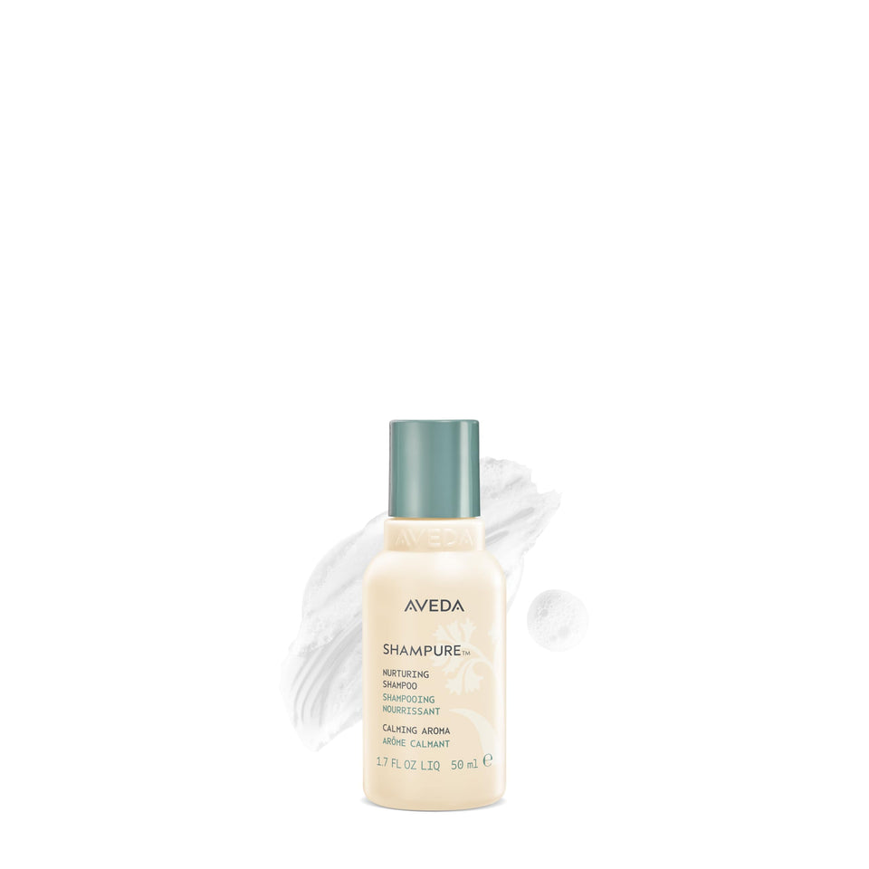 Aveda Shampure front packaging showing product and calming aroma benefit