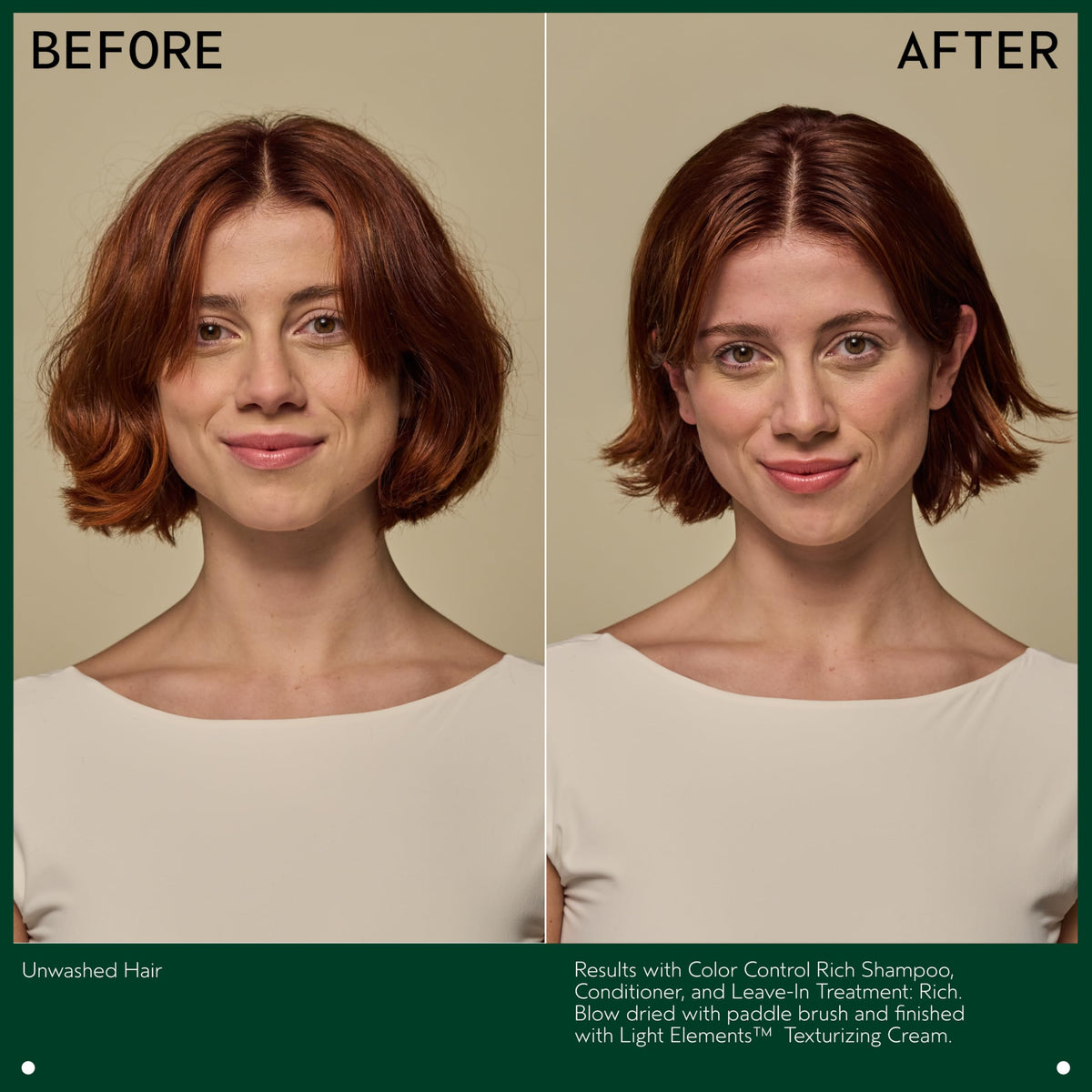 Short haircut styled with Aveda for defined piecey texture