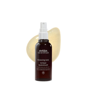 Aveda front bottle showing product and natural branding for quick identification and confidence