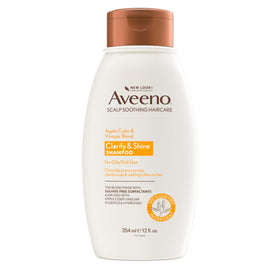 Aveeno front bottle view showing product and clean packaging benefit