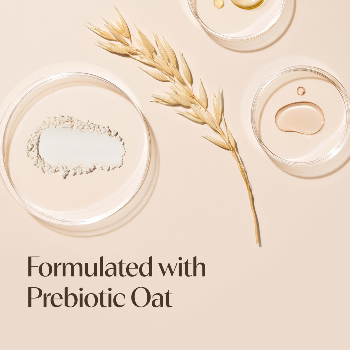Aveeno being applied to cheek showing lightweight hydration