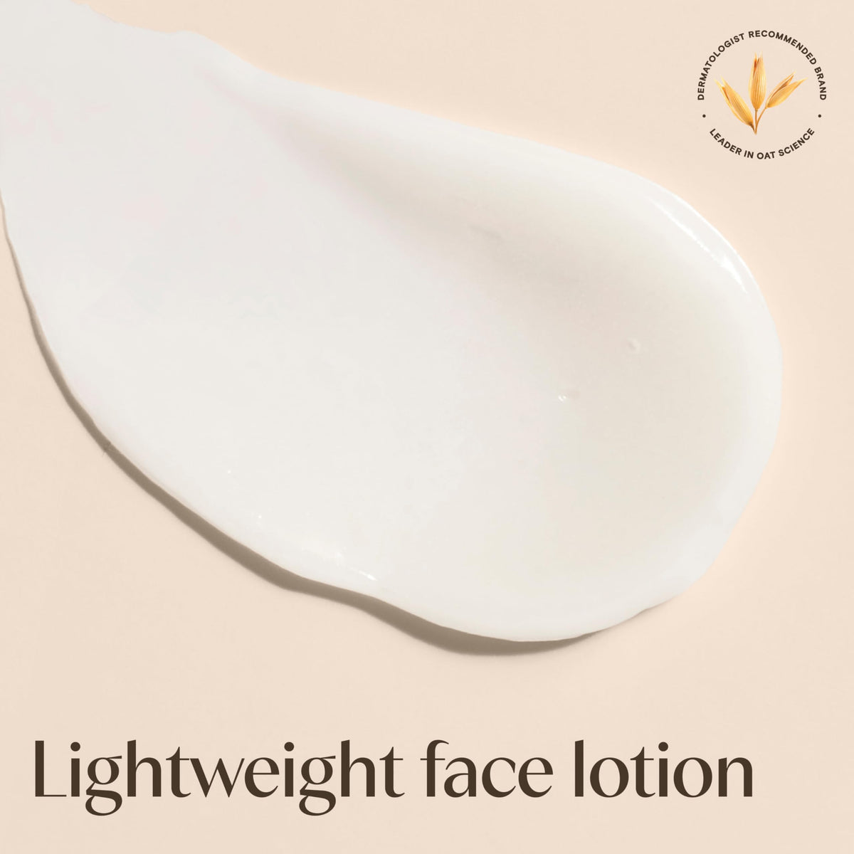 Aveeno application on face demonstrating gentle spread and soothing effect